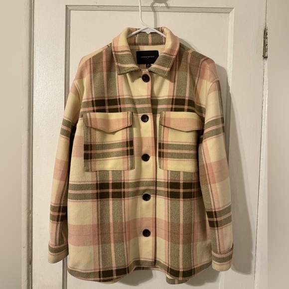 Banana Republic striped shacket medium - Picture 1 of 7